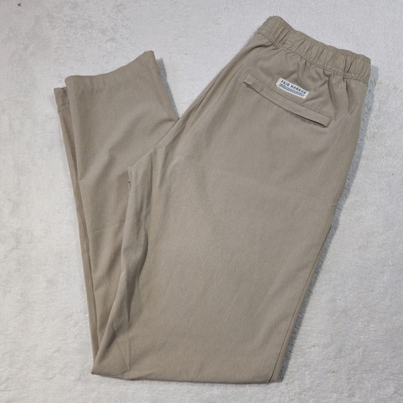 Fair Harbor One Pant Mens M Tan Lined Performance Yoga Quick Dry - Picture 9 of 14